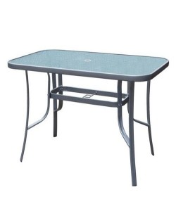 Τραπέζι Μεταλλικό ArteLibre SUN Γκρι 150x90x70cm