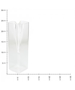 Βάζο ArteLibre Διάφανο Γυαλί 9.3x8x25cm
