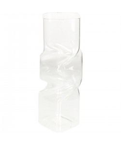 Βάζο ArteLibre Διάφανο Γυαλί 9.5x9.5x25cm