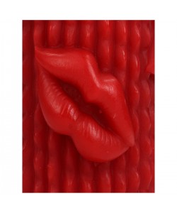 Κερί ArteLibre Χείλη Κόκκινο 7.3x7.3x15cm