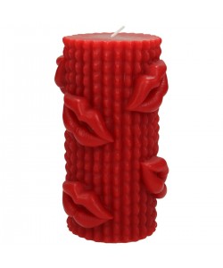 Κερί ArteLibre Χείλη Κόκκινο 7.3x7.3x15cm