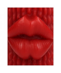 Κερί ArteLibre Χείλος Κόκκινο 7.3x7.3x15cm