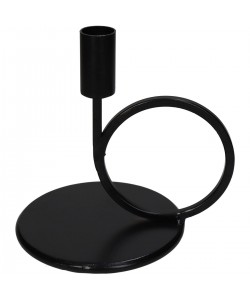 Κηροπήγιο ArteLibre Μαύρο Μέταλλο 16.5x13x16.5cm