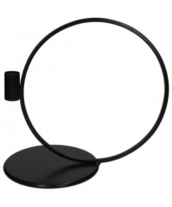 Κηροπήγιο ArteLibre Μαύρο Μέταλλο 28.5x16.5x26cm