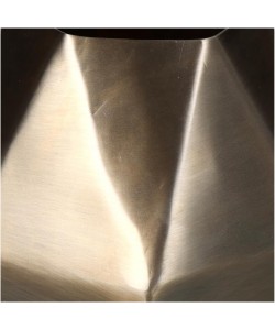 Βάζο ArteLibre Μπρονζέ Μέταλλο 11.5x11.5x25.5cm