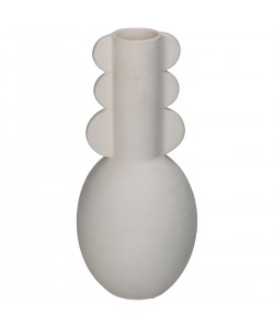 Βάζο ArteLibre Λευκό Πορσελάνη 10.5x10.5x22.5cm
