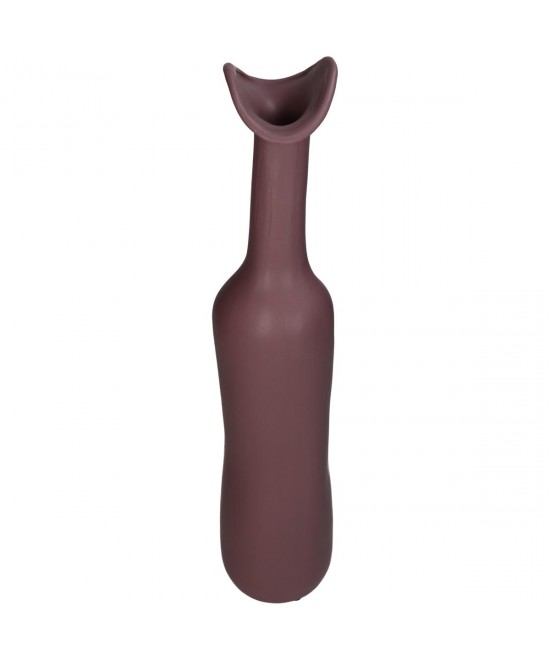 Βάζο ArteLibre Μοβ Κεραμικό 10x9.5x45cm