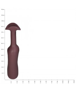 Βάζο ArteLibre Μοβ Κεραμικό 10x9.5x45cm