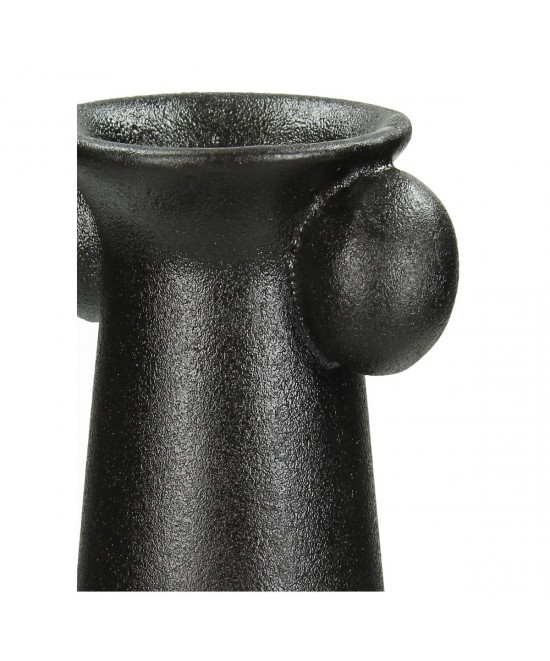 Βάζο ArteLibre Μαύρο Κεραμικό 12.5x12.5x33cm Βάζο ArteLibre Μαύρο Κεραμικό 12.5x12.5x33cm