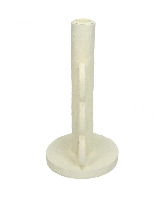 Κηροπήγιο ArteLibre Λευκό Polyresin 11x11x16cm Κηροπήγιο ArteLibre Λευκό Polyresin 11x11x16cm