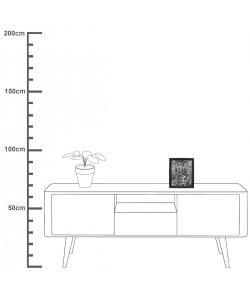 Κορνίζα ArteLibre Μαύρο Polyresin 20x25cm