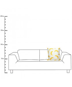 Μαξιλάρι ArteLibre Μπανάνα Κίτρινο Βαμβακερό 45x45cm