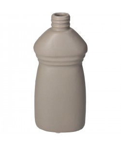 Βάζο ArteLibre Μπουκάλι Μπεζ Κεραμικό 9.2x5.8x20.5cm