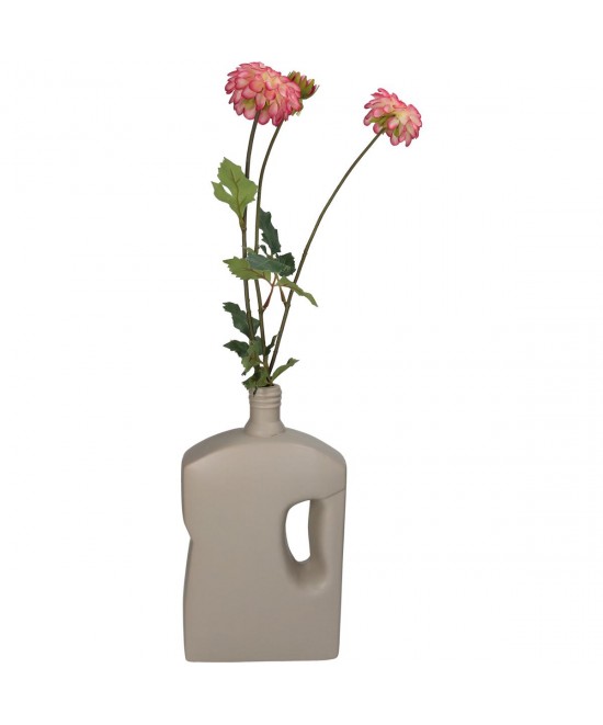 Βάζο ArteLibre Μπουκάλι Μπεζ Κεραμικό 16x8.3x28.5cm