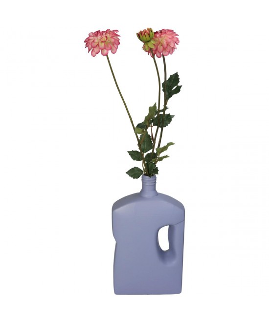Βάζο ArteLibre Μπουκάλι Λιλά Κεραμικό 16x8.3x28.5cm