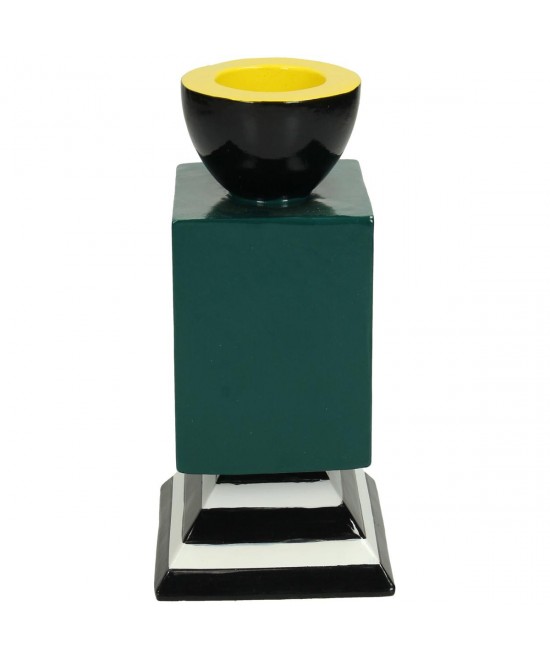 Κηροπήγιο ArteLibre Πετρόλ Polyresin 9.2x9.2x14.5cm Κηροπήγιο ArteLibre Πετρόλ Polyresin 9.2x9.2x14.5cm
