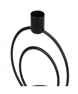 Κηροπήγιο ArteLibre Μαύρο Μέταλλο 11x8.5x14.5cm