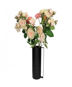 Βάζο ArteLibre Μαύρο Μέταλλο 12.5x10x25.5cm