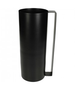 Βάζο ArteLibre Μαύρο Μέταλλο 12.5x10x25.5cm