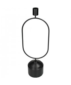 Κηροπήγιο ArteLibre Μαύρο Μέταλλο 13x8.5x36cm