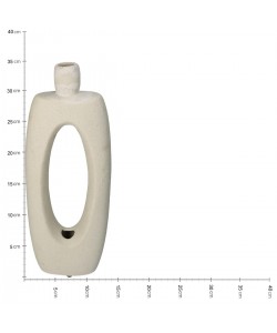 Βάζο ArteLibre Εκρού Κεραμικό 13x5.7x35cm