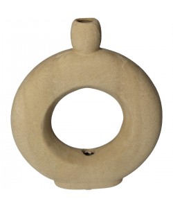 Βάζο ArteLibre Καφέ Κεραμικό 20x4.5x23cm