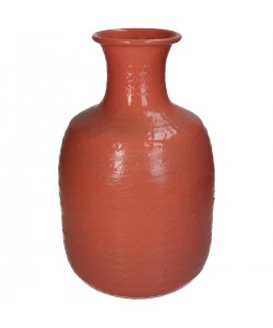 Βάζο ArteLibre Ροζ Αλουμίνιο 21x21x34cm