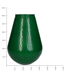 Βάζο ArteLibre Πράσινο Αλουμίνιο 23.5x23.5x31cm