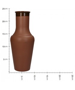 Βάζο ArteLibre Φυσικό Μέταλλο 10x10x24cm