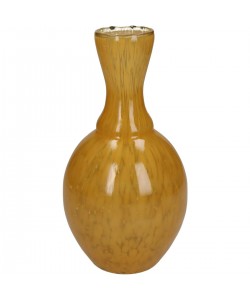 Βάζο ArteLibre Ώχρα Γυαλί 12x12x23cm