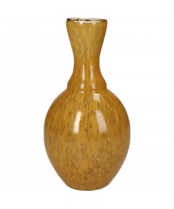 Βάζο ArteLibre Ώχρα Γυαλί 12x12x23cm