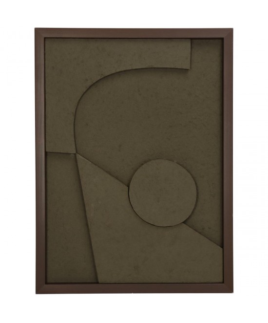 Διακοσμητικό Τοίχου ArteLibre Πράσινο Χαρτί 30x3x40cm Διακοσμητικό Τοίχου ArteLibre Πράσινο Χαρτί 30x3x40cm