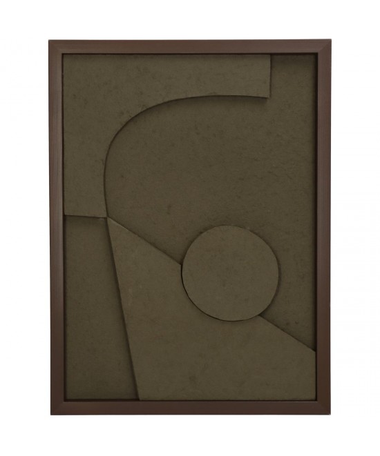 Διακοσμητικό Τοίχου ArteLibre Πράσινο Χαρτί 30x3x40cm Διακοσμητικό Τοίχου ArteLibre Πράσινο Χαρτί 30x3x40cm