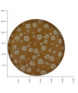 Δίσκος ArteLibre Λουλούδια Πολύχρωμο Μέταλλο 25.5x25.5x1.5cm