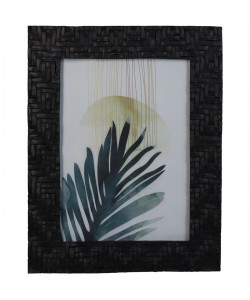 Κορνίζα ArteLibre Πλεκτή Μαύρο Polyresin 13x18cm