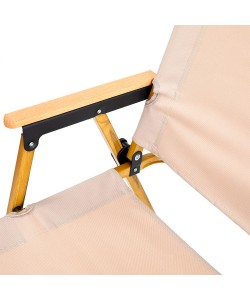 Καρέκλα Παραλίας ArteLibre GILI MENO Μπεζ/Χρυσό Μέταλλο/Ύφασμα 30x44x63cm Καρέκλα Παραλίας ArteLibre GILI MENO Μπεζ/Χρυσό Μέταλλο/Ύφασμα 30x44x63cm