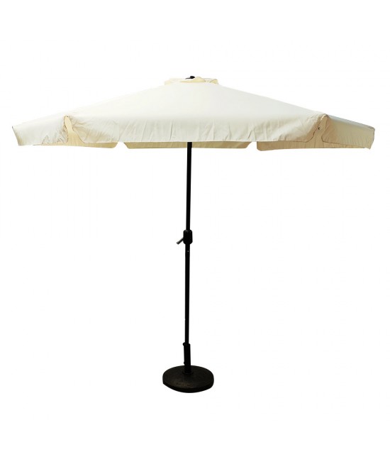 Ομπρέλα Κήπου ArteLibre GRENADINE Μπεζ/Μαύρο Αλουμίνιο/Ύφασμα Φ3x2.45m Ομπρέλα Κήπου ArteLibre GRENADINE Μπεζ/Μαύρο Αλουμίνιο/Ύφασμα Φ3x2.45m