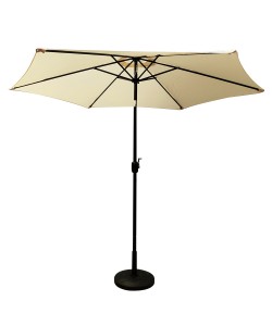 Ομπρέλα Κήπου ArteLibre GRACIOSA Μπεζ/Μαύρο Αλουμίνιο/Ύφασμα Φ3x2.55m