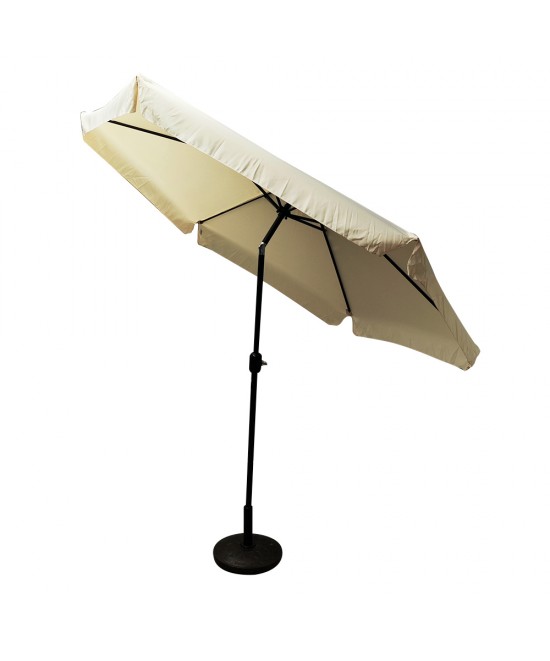 Ομπρέλα Κήπου ArteLibre ANAMI Μπεζ/Μαύρο Αλουμίνιο/Ύφασμα Φ3x2.45m Ομπρέλα Κήπου ArteLibre ANAMI Μπεζ/Μαύρο Αλουμίνιο/Ύφασμα Φ3x2.45m