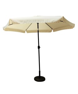 Ομπρέλα Κήπου ArteLibre ANAMI Μπεζ/Μαύρο Αλουμίνιο/Ύφασμα Φ3x2.45m