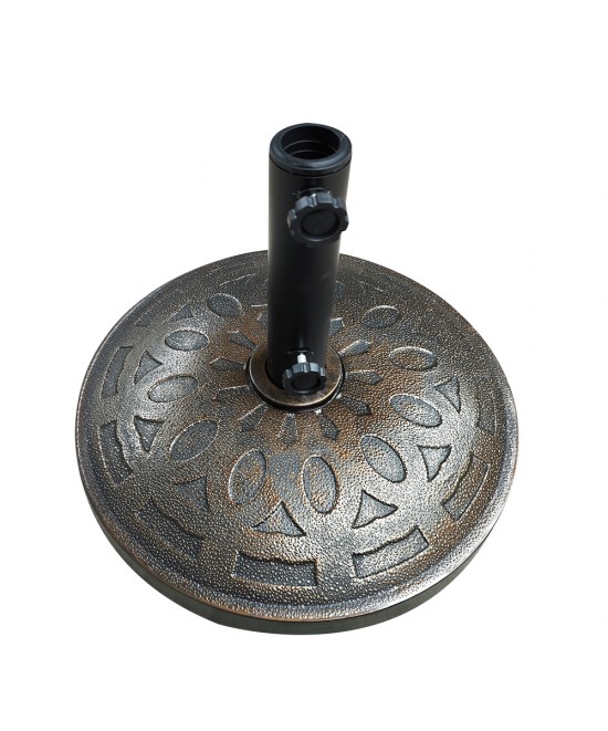 Βάση Ομπρέλας ArteLibre SOCOTRA 15kg Μαύρο Τσιμέντο/Πλαστικό 48x8cm Βάση Ομπρέλας ArteLibre SOCOTRA 15kg Μαύρο Τσιμέντο/Πλαστικό 48x8cm