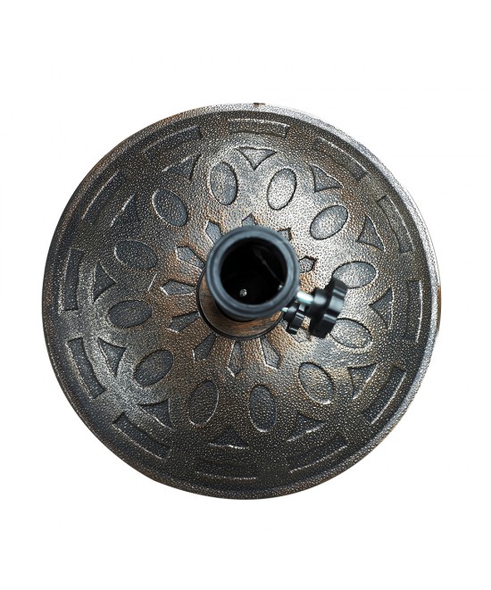 Βάση Ομπρέλας ArteLibre SOCOTRA 15kg Μαύρο Τσιμέντο/Πλαστικό 48x8cm Βάση Ομπρέλας ArteLibre SOCOTRA 15kg Μαύρο Τσιμέντο/Πλαστικό 48x8cm