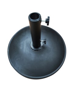 Βάση Ομπρέλας ArteLibre RUGEN 12kg Μαύρο Τσιμέντο/Πλαστικό 45x6cm