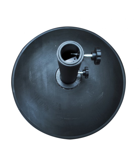 Βάση Ομπρέλας ArteLibre RUGEN 12kg Μαύρο Τσιμέντο/Πλαστικό 45x6cm