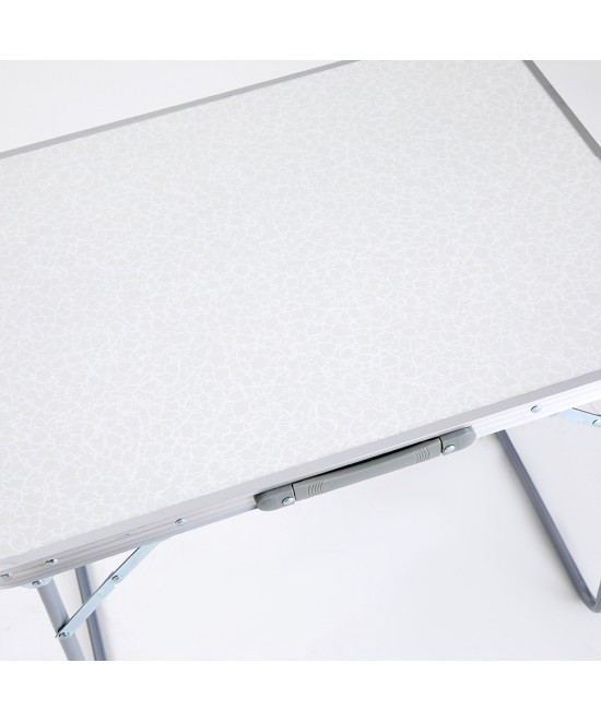 Τραπέζι Σπαστό ArteLibre BLISS Λευκό Αλουμίνιο 70x50x60cm Τραπέζι Σπαστό ArteLibre BLISS Λευκό Αλουμίνιο 70x50x60cm