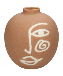 Βάζο ArteLibre Φυσικό Κεραμικό 15.5x15.5x16.2cm