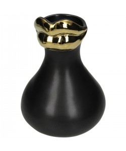 Βάζο ArteLibre Μαύρο Κεραμικό 15x13.5x20cm