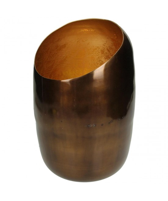 Κηροπήγιο ArteLibre Μπρονζέ Αλουμίνιο 17x17x27cm