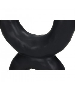 Κηροπήγιο ArteLibre Μαύρο Κεραμικό 16.5x5.5x21.5cm