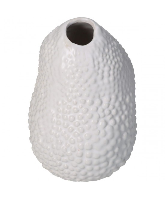 Βάζο ArteLibre Λευκό Κεραμικό 10x10x15cm